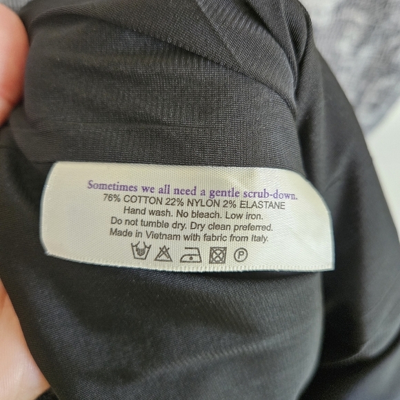 M.M La Fleur Black And White Crackle Aditi Knee Length Dress - Picture 12 of 13